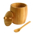 Солонка с ложечкой D 10x13 см