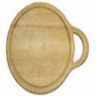 Доска разделочная кругл. с желобком 28х34х1,6 см